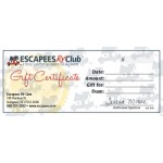 Escapees Gift Certificate